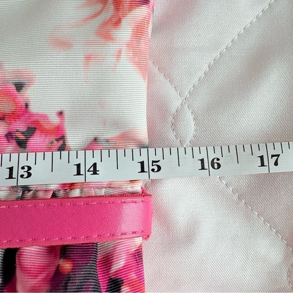 Eliza J Pink Floral Fit and Flare Dress - Picture 10 of 11